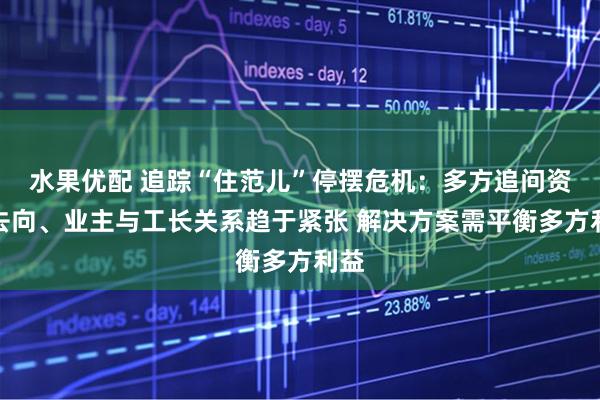 水果优配 追踪“住范儿”停摆危机：多方追问资金去向、业主与工长关系趋于紧张 解决方案需平衡多方利益